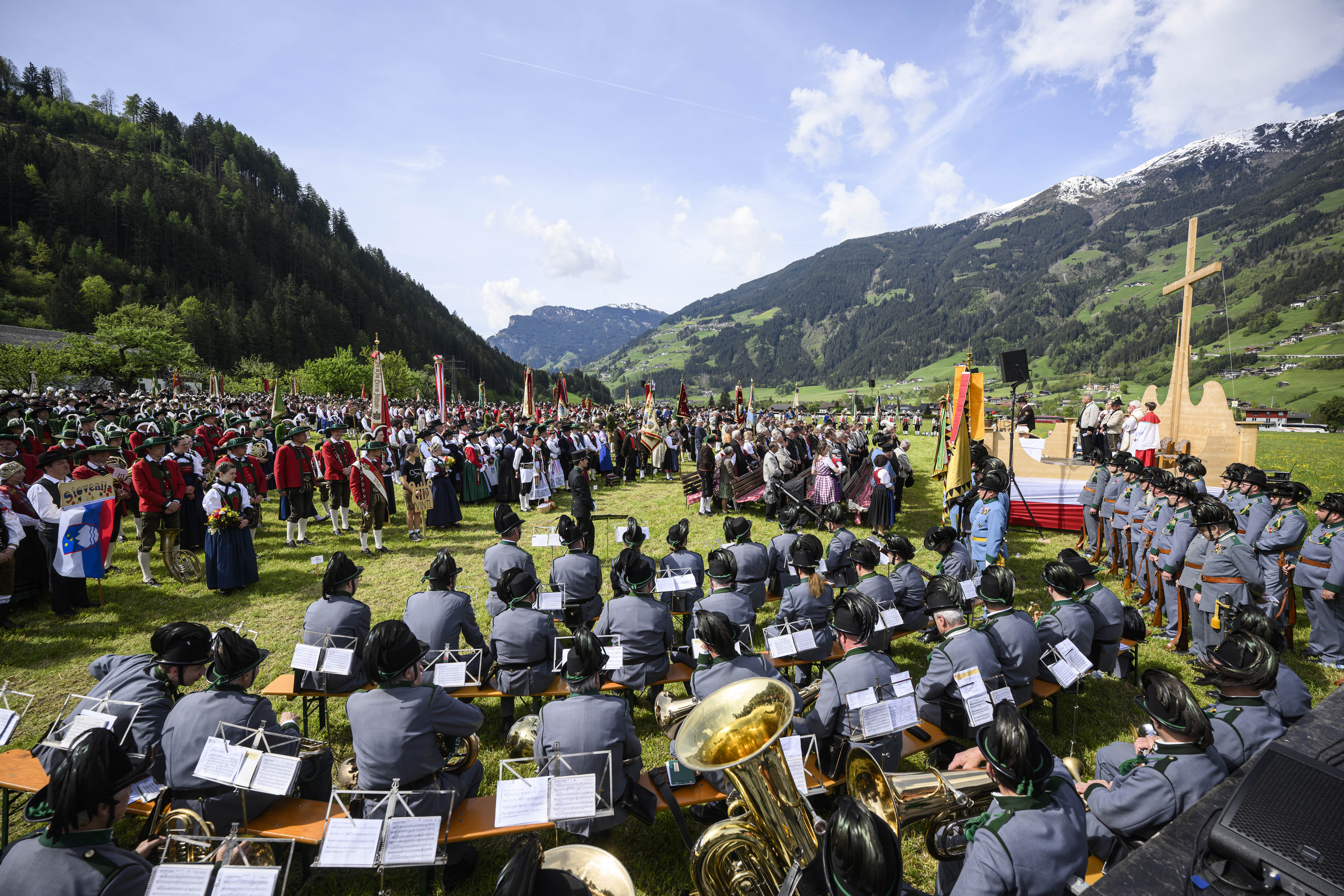 OTKM Feldmesse beim Gauderfest Zell am Ziller